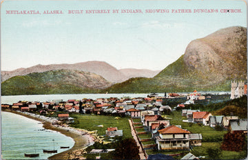 Metlakatla Alaska AK Father Duncan's Church Unused Postcard 