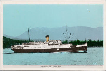 SS 'Princess Norah' Ship Steamer Unused Gowen Sutton Real Photo Postcard 