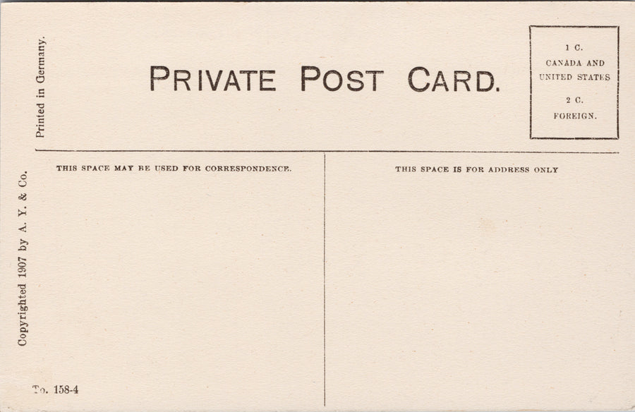 Medicine Lodge Blackfoot Indians Teepees Indigenous Unused A.Y. Co Postcard S6