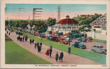 The Boardwalk Sunnyside Toronto Ontario Postcard 