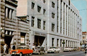 Victoria BC Federal Building Post Office Postcard 