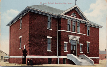 St. Louis School Medicine Hat Alberta Postcard 