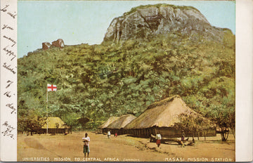 South Africa Masasi Mission Station Universities Mission Postcard
