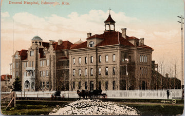 Edmonton Alberta General Hospital Postcard S7 