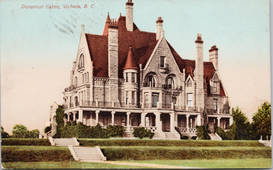 Victoria BC Dunsmuir Castle Postcard 