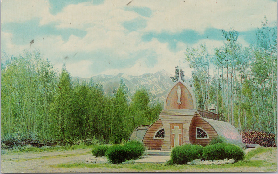 Haines Junction YT Northern Church Mile 1016 Alaska Highway Unused Postcard 