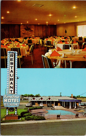 Kemethese Motel Elk River MN Postcard 