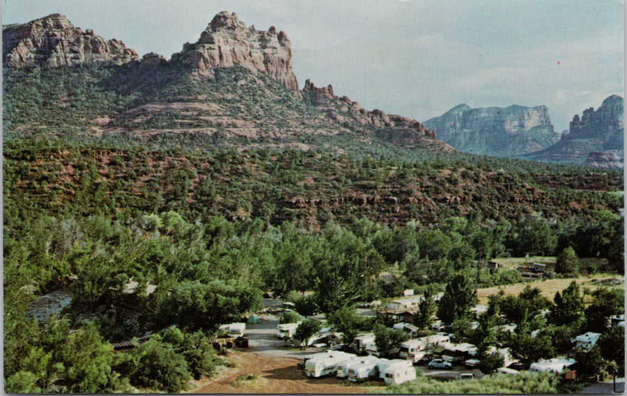 Sedona Arizona Hawkeye Trailer Park Oak Creek Unused Postcard SP8