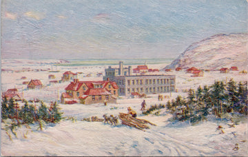 St. Anthony Hospital NL Newfoundland Tuck Grenfell Postcard 