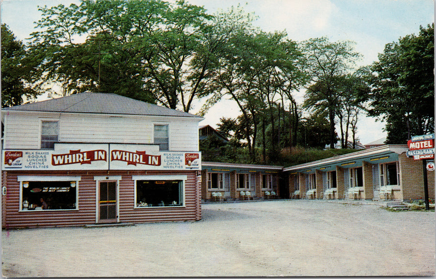 Niagara Falls Ontario Whirl Inn Motel & Restaurant Postcard 