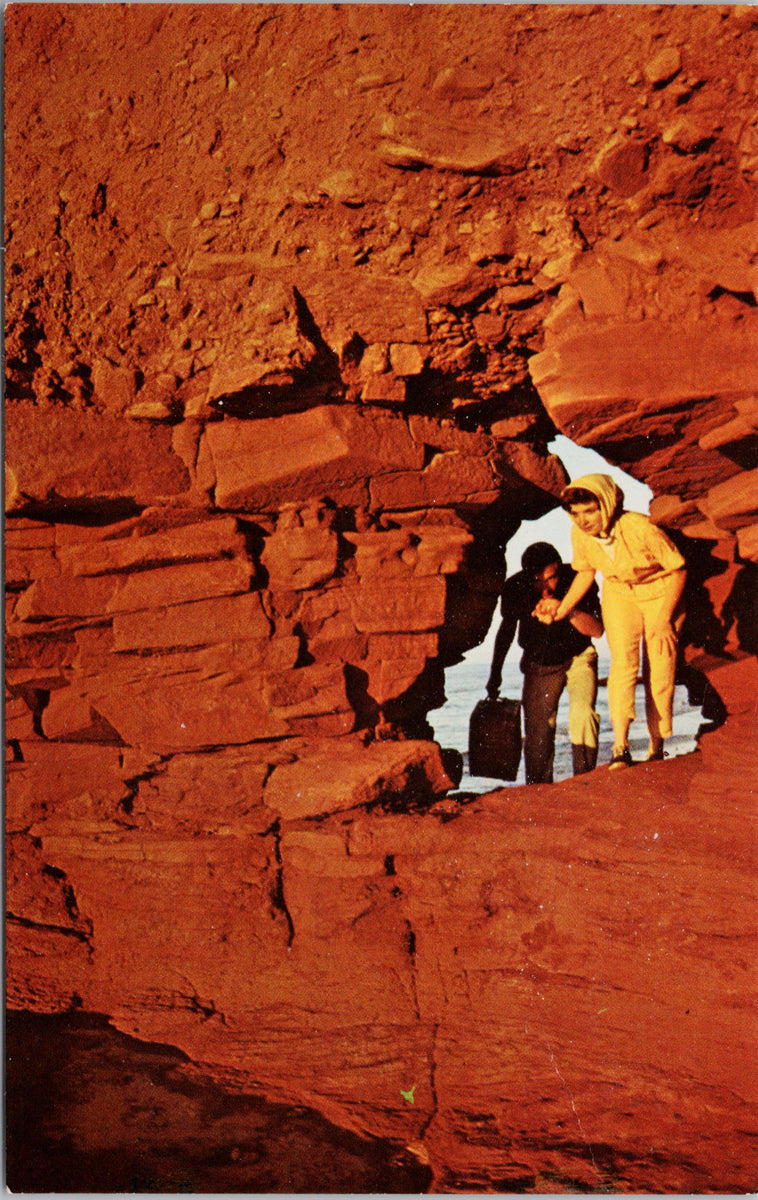 Cavendish Beach Prince Edward Island PE PEI Red Soil & Rock Formations Postcard 