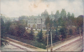 Toronto General Hospital Toronto ON Ontario Canadian View Postcard 