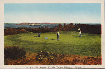 Oak Bay Golf Course Victoria BC PECO Postcard 