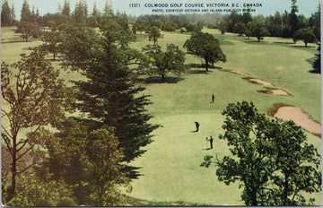 Colwood Golf Course Victoria BC Vancouver Island Postcard SP8 *as is