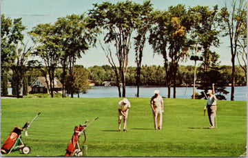 Elgin House Port Carling Muskoka Ontario Golfers Golf Postcard 