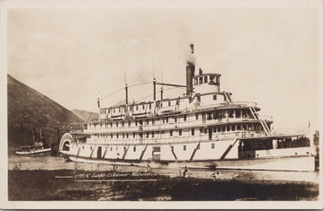 CPR Lake Steamer 'Nasookin' Ship Kootenay Lake BC Unused Gowen Sutton Postcard 