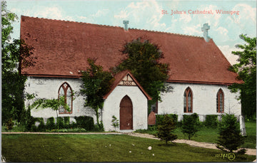 St. John's Cathedral Winnipeg Manitoba MB Unused Postcard 