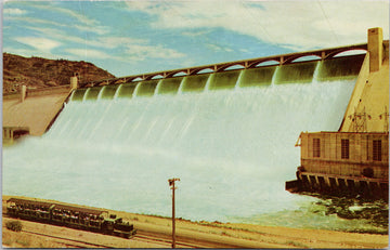 Grand Coulee Dam WA Washington Union Oil Advertising Unused Postcard 