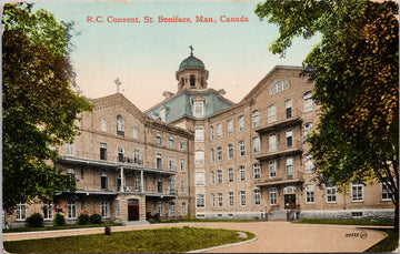 St. Boniface Manitoba RC Convent Postcard 