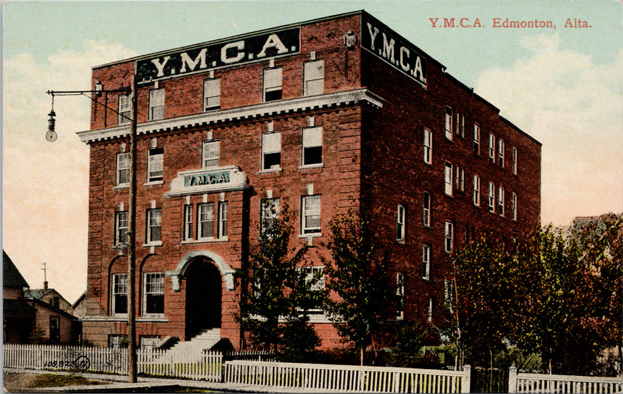 YMCA Edmonton Alberta AB Unused Valentine & Sons Postcard 