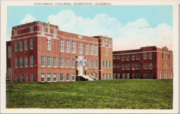 Concordia College Edmonton Alberta Unused Valentine Edy Postcard 