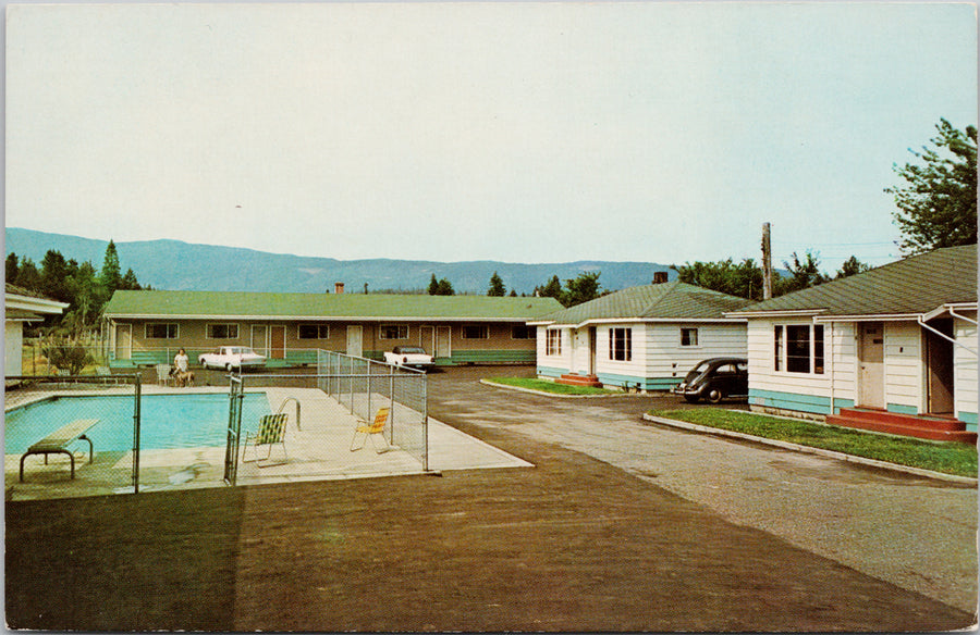 Somass Auto Court & Motel Port Alberni British Columbia Vancouver Island Postcard 