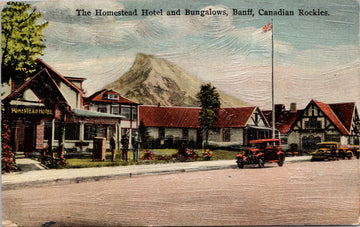 Banff Alberta The Homestead Hotel & Bungalows Postcard 