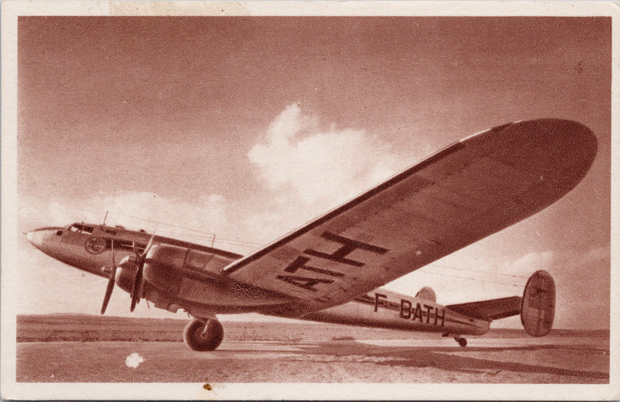  Languedoc 161 Air France Airlines Airplane ATH Unused Postcard 