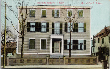 Elbridge Gerry's House Marblehead MA Postcard