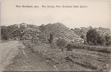 New Rockland Quebec QC New Rockland Slate Quarry Postcard 