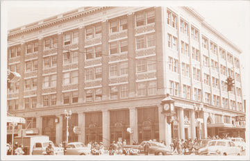 Bellingham WA Washington Street Scene Bellingham National Bank Postcard 