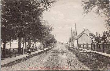 Rigaud Quebec Rue St. Francois Street Postcard 