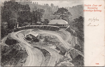 India Double Loop Darjeeling Himalaya Railway Postcard 