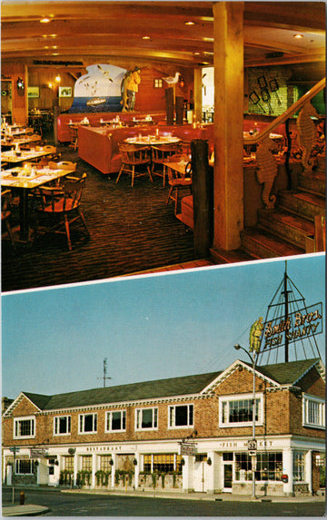 Port Washington WI Fish Shanty Restaurant Smith Bros Postcard 
