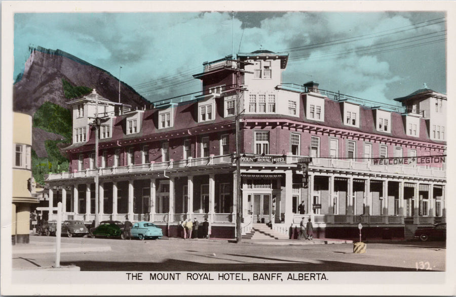 Banff Alberta The Mount Royal Hotel AB Postcard 