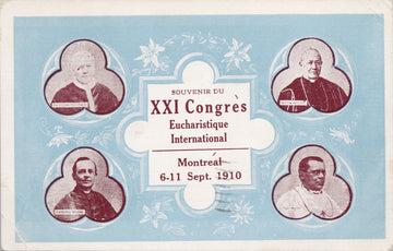 Montreal QC XXI Congress Eucharistique International Postcard