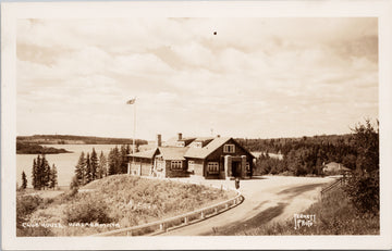 Club House Wasagaming Manitoba postcard 