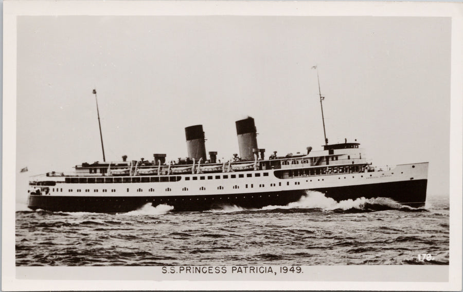 SS 'Princess Patricia' Ship Steamship Postcard 