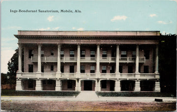 Mobile Alabama Inge-Bondurant Sanatorium Postcard
