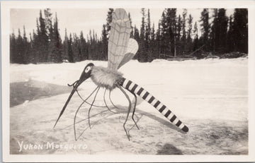 Yukon Mosquito YT Exaggerated Humour Bug Insect Postcard