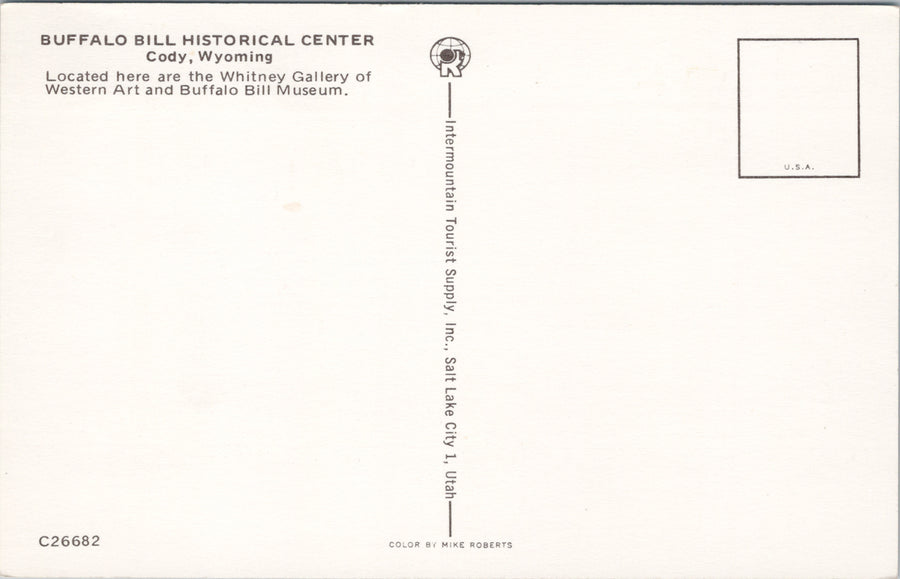 Buffalo Bill Historical Center Cody Wy Unused Vintage Postcard SP10