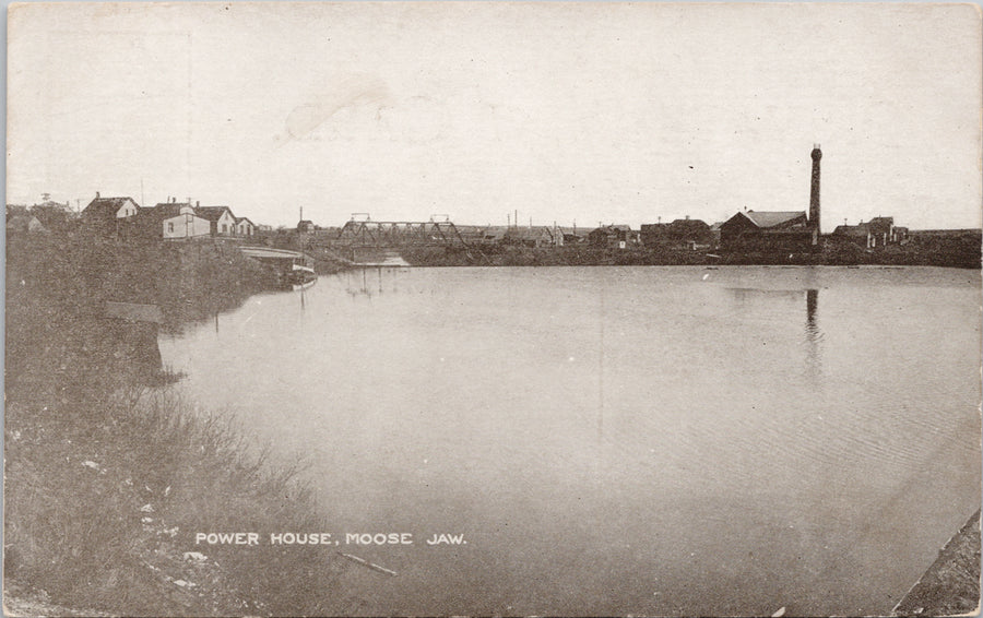 Power House Moose Jaw Saskatchewan Postcard