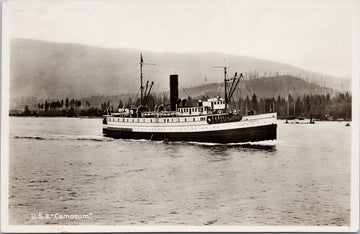 SS 'Camosun' Ship BC Leonard Frank Postcard 