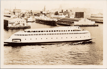 Ferry 'Kalakala' Ship Seattle WA Postcard 