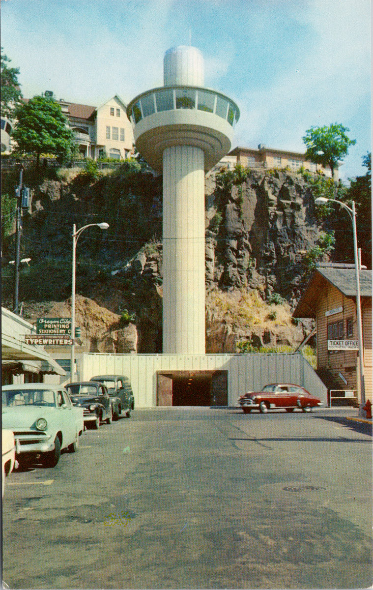 Oregon City OR New Municipal Elevator Unused Vintage Postcard SP10