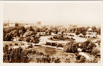 Lethbridge Alberta Galt Gardens Unused Gowen Sutton RPPC Postcard 