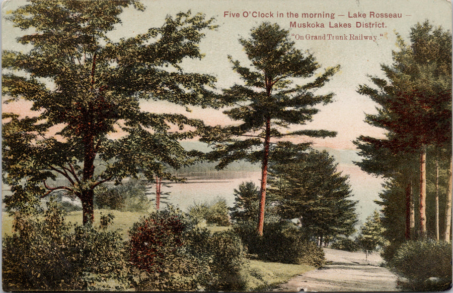 Lake Rosseau Muskoka Ontario Five O'clock in Morning Postcard