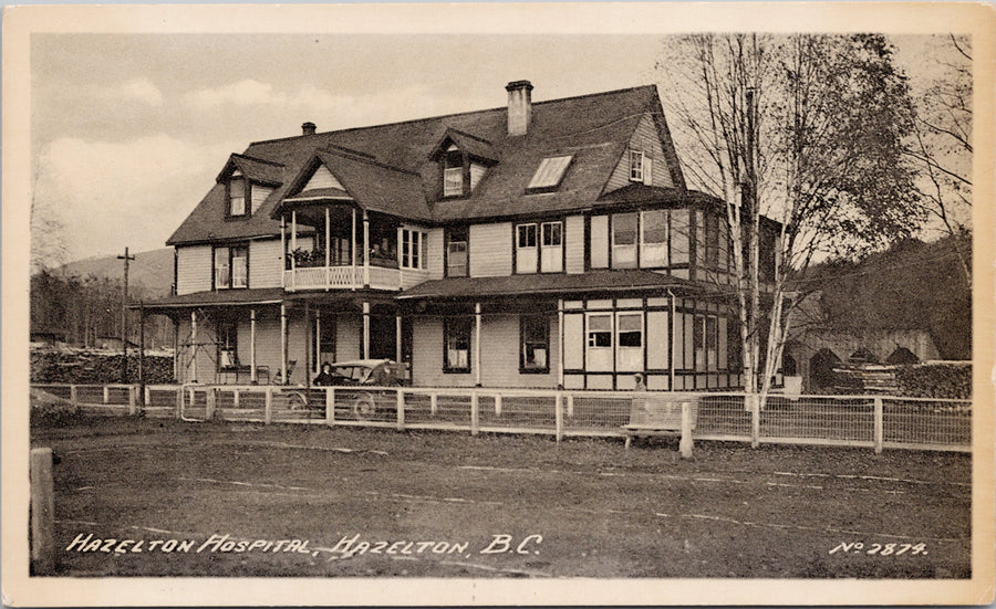 Hazelton Hospital Hazelton British Columbia Unused BC Printing & Litho Co Postcard