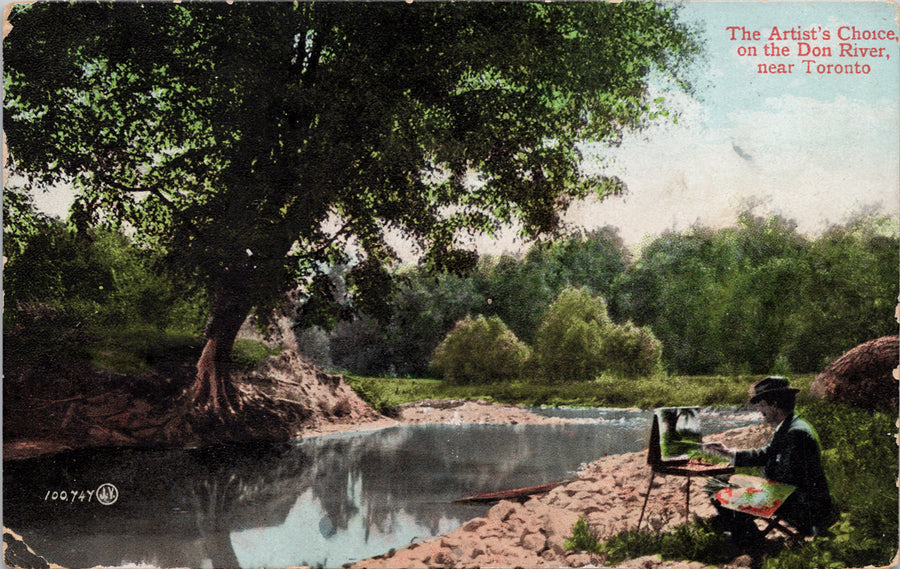 Toronto Ontario The Artists Choice on Don River c1907 Postcard SP11