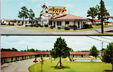 McInnis Motel Fayetteville NC North Carolina Unused Vintage Postcard 